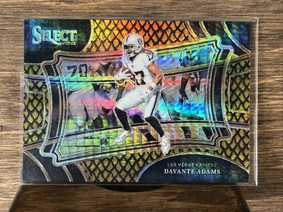 2023 Panini Select Davante Adams Field Lvl Gold Dragon Scale/10 349 Raiders Rams