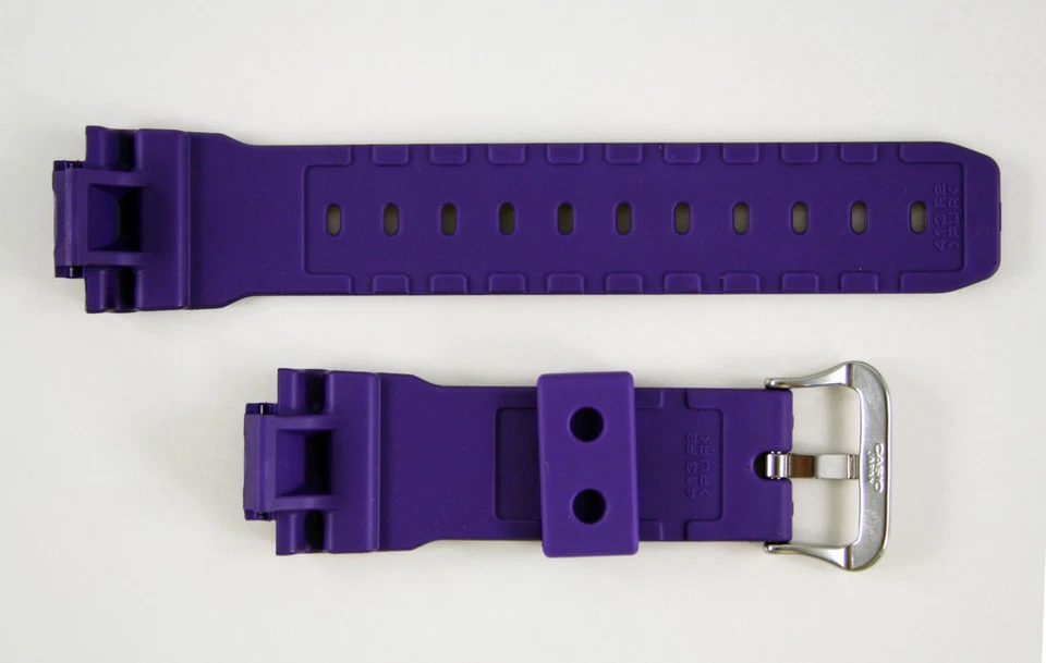 Correa de reloj Casio G-Shock genuina CORREA PÚRPURA DW-6900CC-6V GOMA RESINA Foto 3 de 4