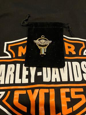Harley Davidson 100th Aniversary Solid Brass And Sterling Silver