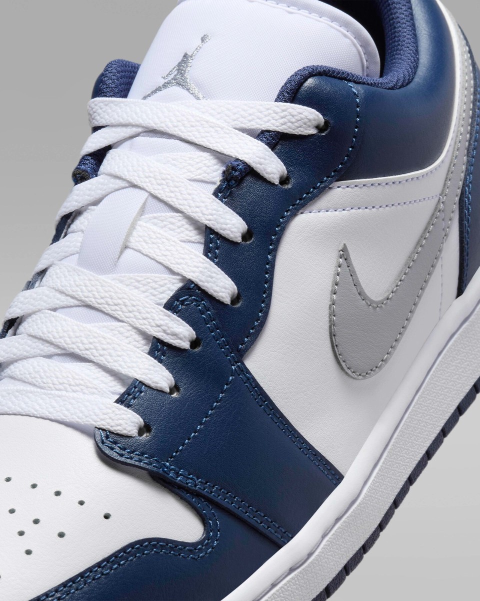 【NIKE】◆Air Jordan 1 Low Midnight Navy◆553558-141◆ Amazon.com | Air Jordan 1 Low Men's Shoes (553558-141, White