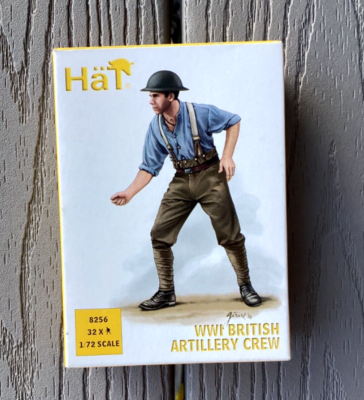 Maquette HäT 8256 - Artilleurs Britanniques WW1, échelle 1:72 (neuf)