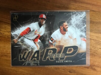 2025 Topps Dynamic Duals Lou Brock & Ozzie Smith #WS-02 Warp Speed Cardinals