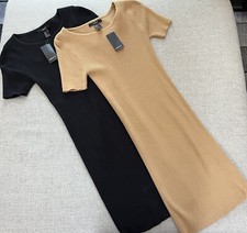 NWT Forever 21 Dress Lot (2) Black and Tan Size Small