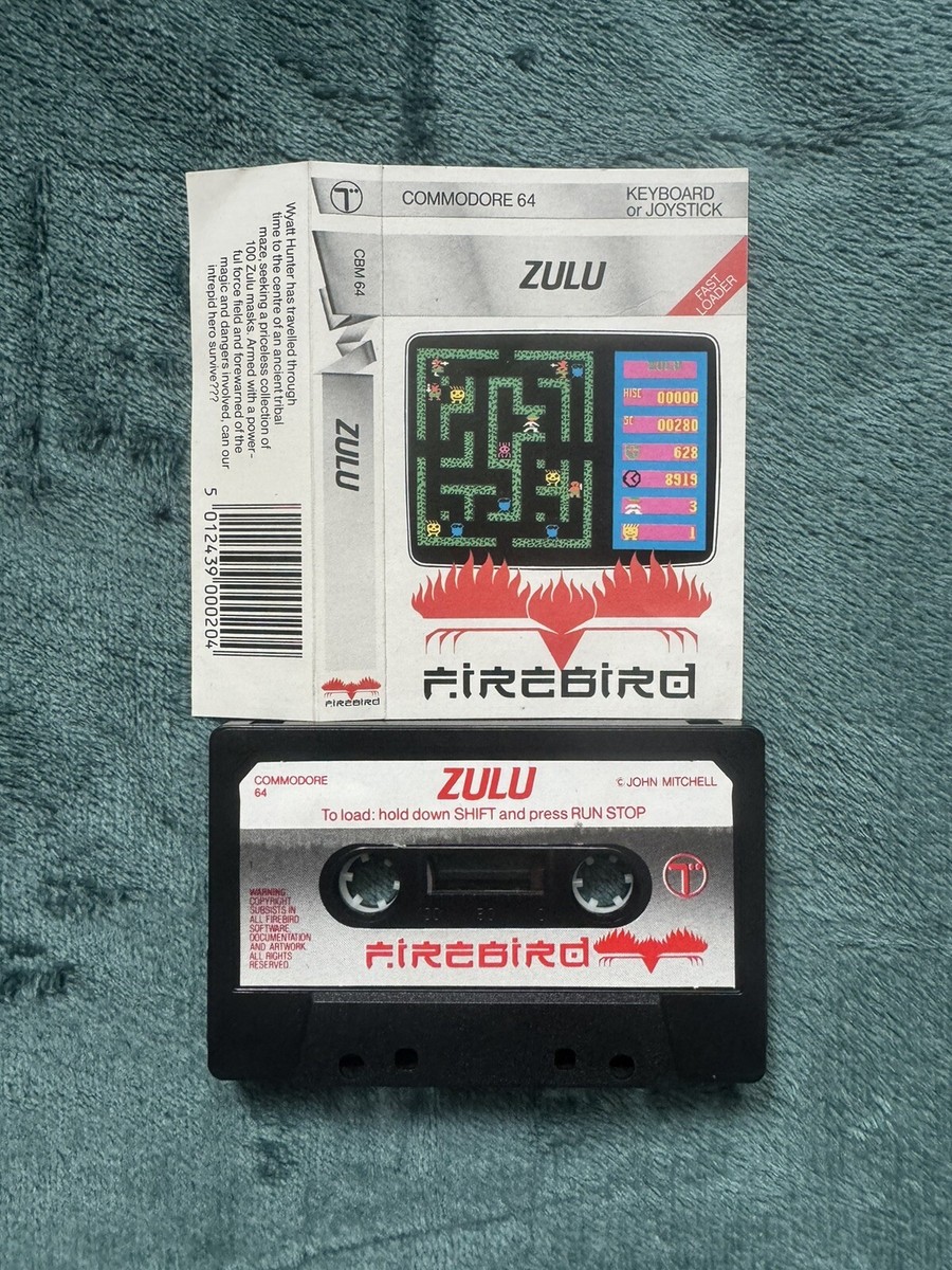Jeu Commodore 64 - Zulu (cassette) - Occasion