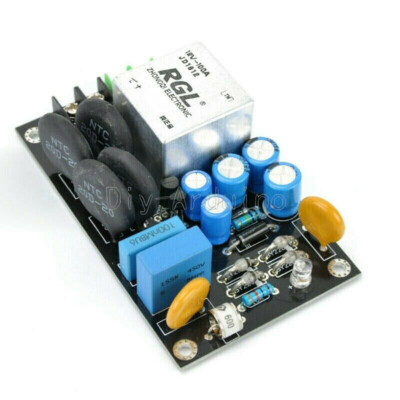 220V 100A Class A Power Amplifier Soft Start Delay Temperature Protection Board