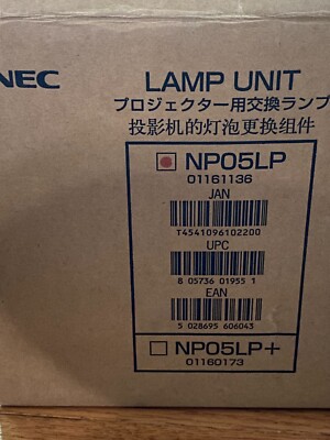 NEC NP05LP Projector Lamp OEM Genuine for NP901 NP905 VT700 VT800 D655