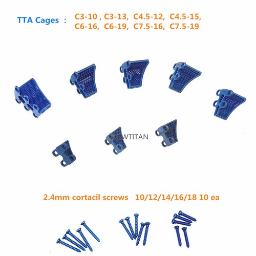 TTA Rapid Cage Instrument Kit With Screws Orthopedic Surgical Instrument Kit - Picture 10 of 12