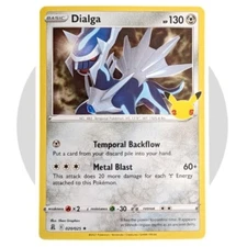 Celebrations Pokemon Card (QQ144): Dialga 020/025, Holo