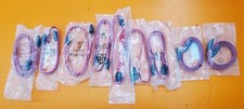                 Lot of 9  Various Length Red SATA Drive Cables Straight to Sraight