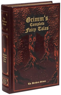 New GRIMM'S COMPLETE FAIRY TALES Deluxe Leather Bound Classics by Margaret Hunt