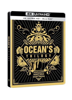 Ocean's Trilogy (3 4K Ultra HD + 3 Blu-Ray Discs - SteelBook)