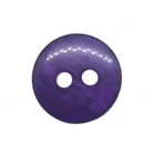 PURPLE PEARLESCENT BUTTONS 2 HOLE 13mm
