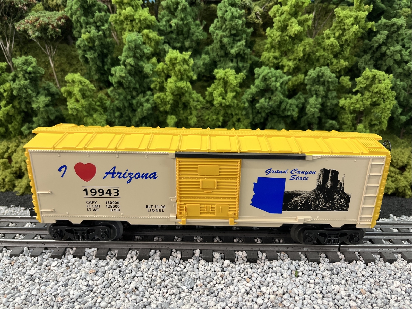 Lionel I Love Arizona Box Car 619943 eBay