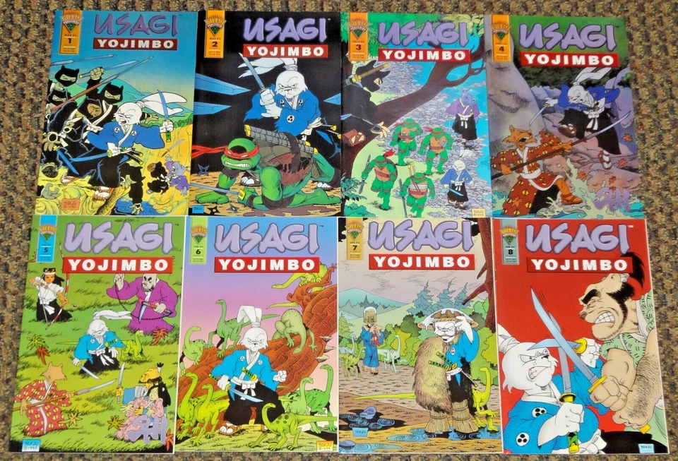 1993 MIRAGE USAGI YOJIMBO #1-16 COMIC SET 2 3 4 5 6 7 8 9 10 11 12 13 14 15 TMNT - Image 2 of 3