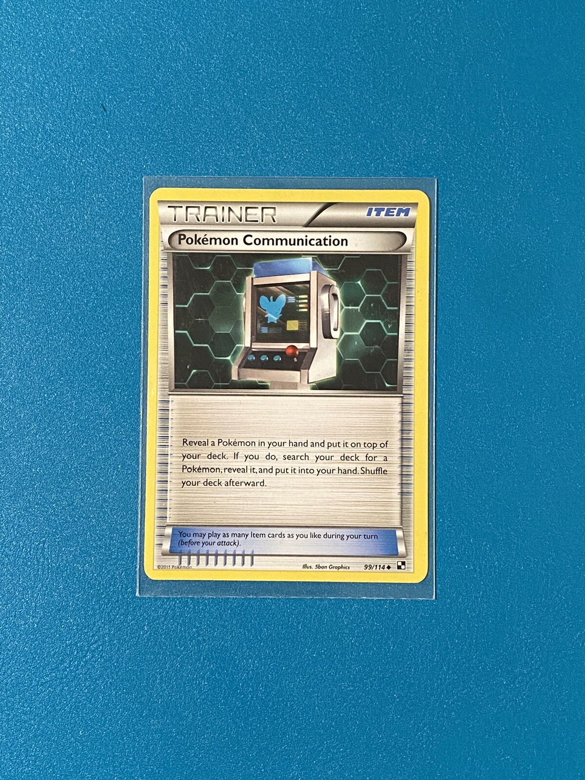 Pokémon TCG Pokemon Communication Black & White 99/114 Regular Uncommon