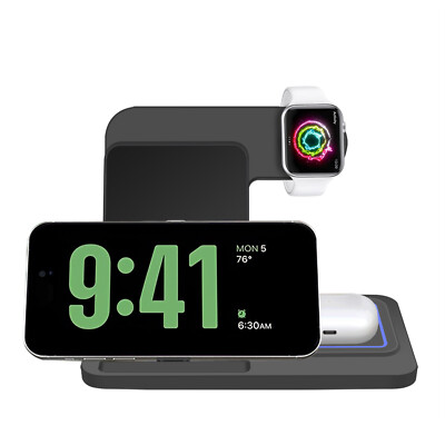 3in1 Wireless Charger Ladegerät Ladestation Für Apple Watch iPhone17/16/15/14/13