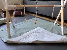 spielbogen baby holz