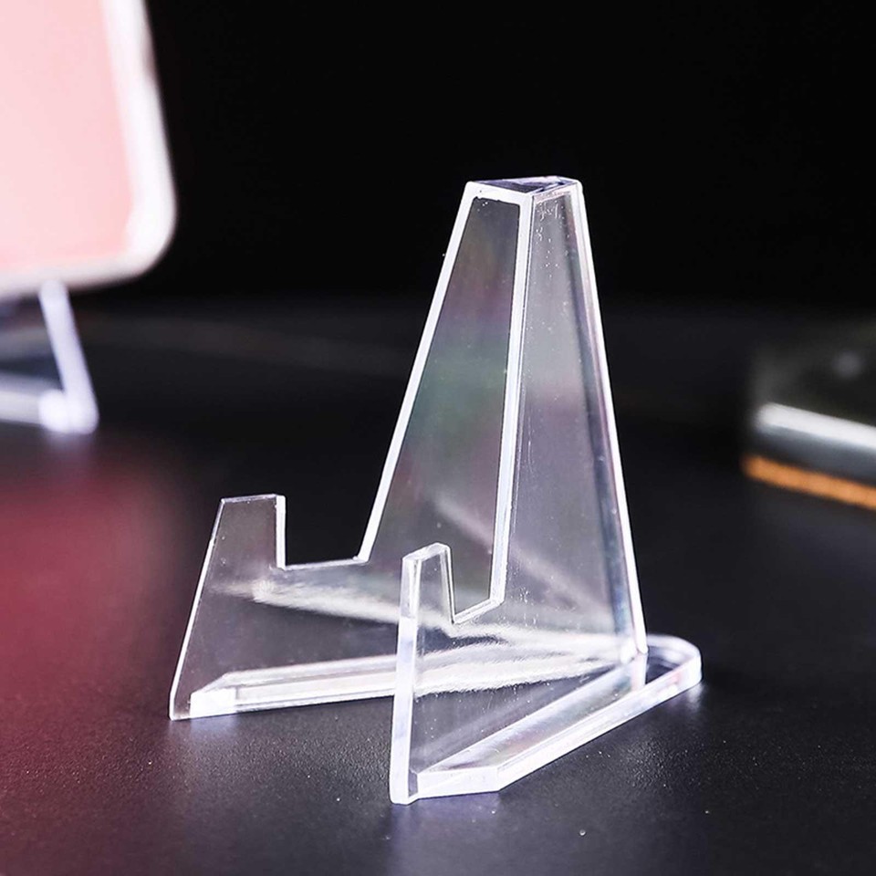 110x Large PSA Card Stand Display Stands Small Box Paper Clip Tool