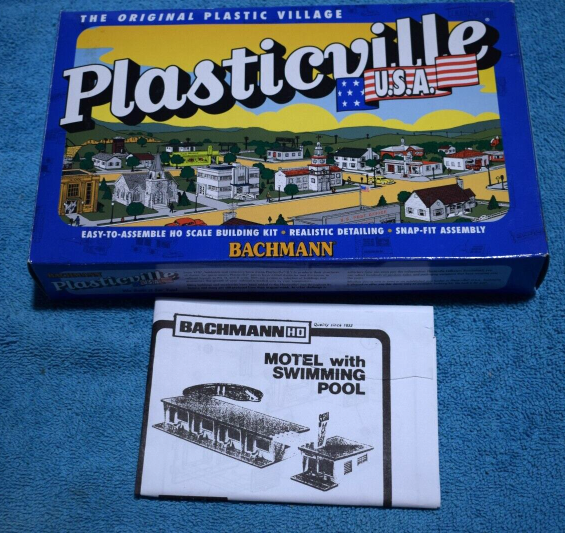 Bachmann HO Motel +Swimming Pool Plasticville 45214 P-4