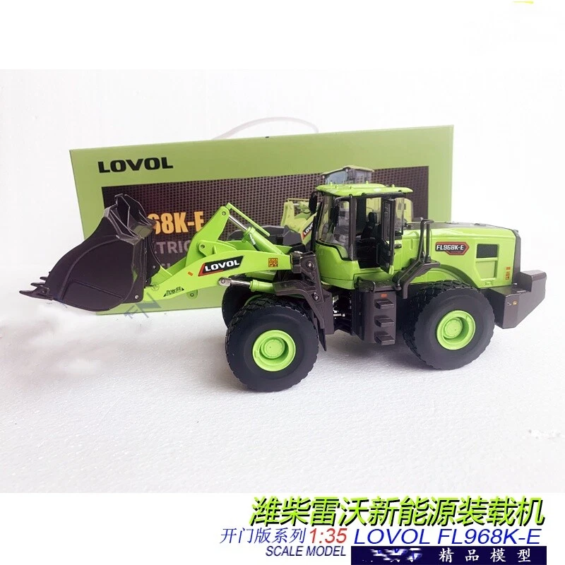 1:35 27CM LOVOL FL968K-E Electric Wheel Loader Construct Machine Diecast Model - Image 2 of 4