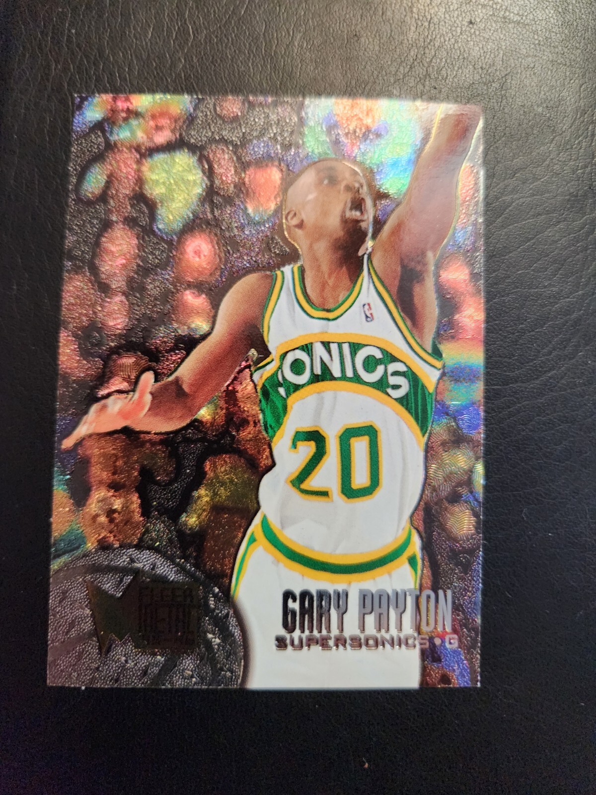 gary payton 1995/96 FLEER  METAL #103 SEATTLE