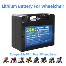 24V12A 20A 30A Li-ion Battery Pack for Wheelchair Replacement, High Performance