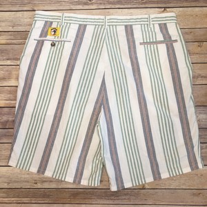 Duck Head A Rayas Para Hombre Pantalones Cortos De Epoca Talla 40