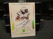 Panini Flawless Rookie Gold On Card Autograph Chargers Melvin Gordon 09/10  2015