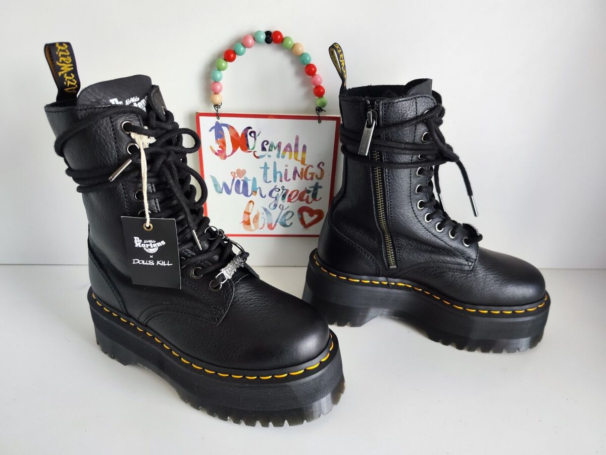 Dr MARTENS x Dolls Kill zip Jadon Hi Max 10 eye platform Dr MARTENS x Dolls Kill zip Jadon Hi Max 10 eye platform