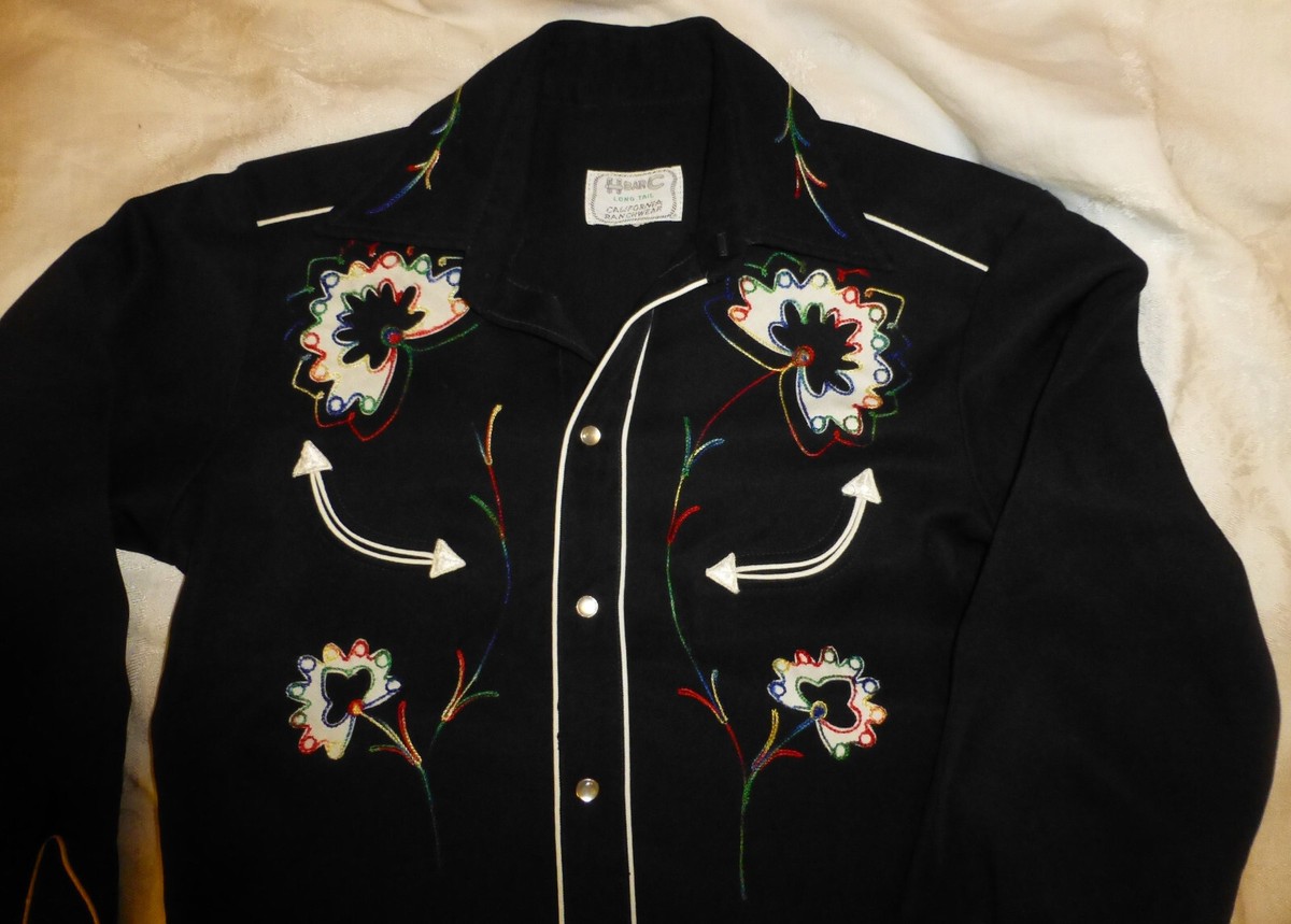 VTG 60's 70'S H BAR C CALIFORNIA Ranchwear Western Shirt VTG 60's 70'S H BAR C CALIFORNIA Ranchwear Western Shirt