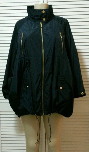 NEW! MICHAEL Michael Kors New Navy Dolman Anorak Jacket Size Small* - Picture 2 of 8