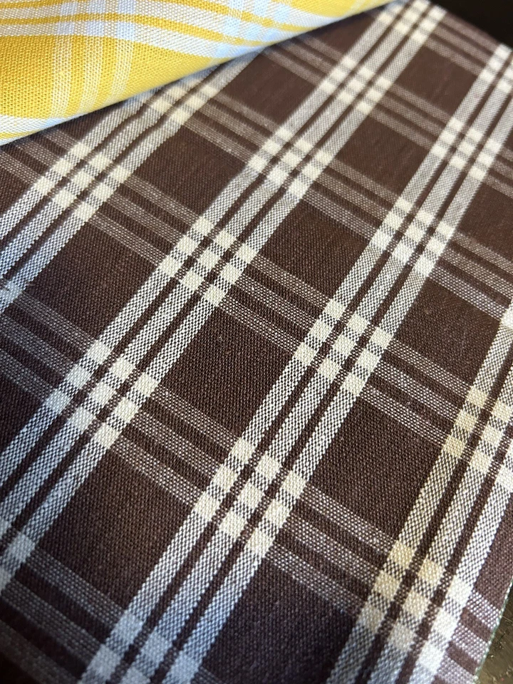 Tela Poliéster Algodón Pack de 20 Cuadrados Precortados 8 Pulgadas Amarillo Verde Marrón Azul Foto 3 de 4