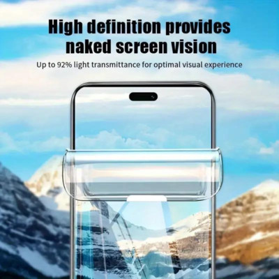 3 x Klar HD TPU Hydrogel Displayschutzfolie für verschiedene Samsung Handys