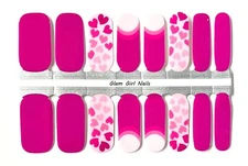 Valentine's Day Ombre Nail Polish Strips / Nail Wraps / Nail Stickers