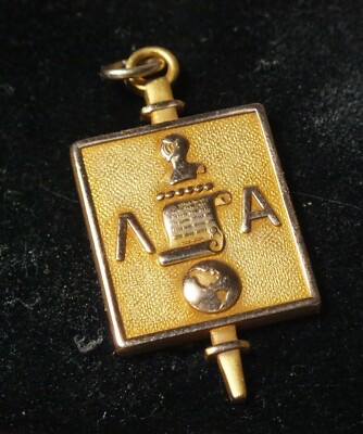 Beautiful Gold LAI Lambda Alpha Pin 1/10 10K Gold - 1-1/4'' H   5/8'' W -See Below