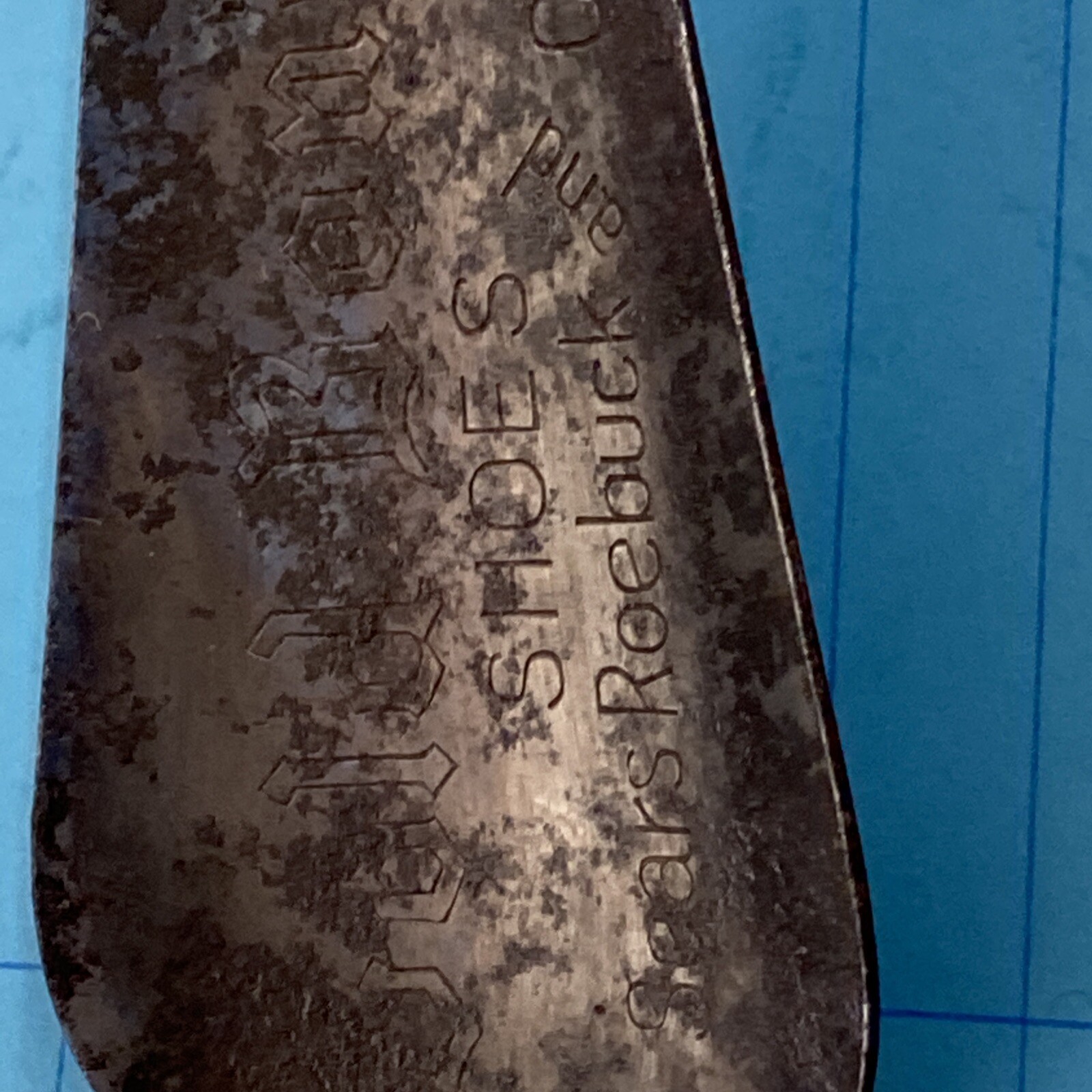 Old Antique Shoe Horn Adv. GOLD BOND SHOES SEARS ROEBUCK & CO. “dd