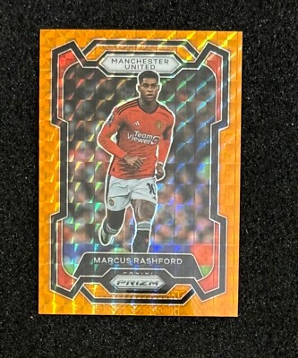 MARCUS RASHFORD 2023-24 PRIZM EPL ORANGE MOSAIC PRIZM #45 - MAN UNITED - SP 