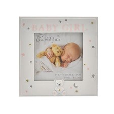 Baby 4  x 4  Photo Frame Bambino Cream Unisex - baby Girl