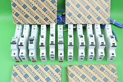 Volex RCBOs B6 B10 B16 B32 C6 C10 C32 VRCBO 30mA einpolig Typ B Typ C RCBO