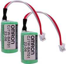 2pcs CJ1W-BAT01 Battery FOR OMRON 3V PLC CP1H...