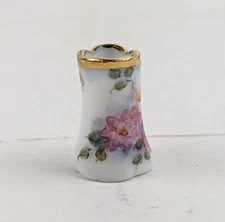 Ni-Glo Nicole Minnick Signed 1:12 Scale Dollhouse Miniature Porcelain Pitcher