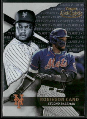 Robinson Cano 2020 Topps Gold Label Class 2 Black #57 - New York Mets