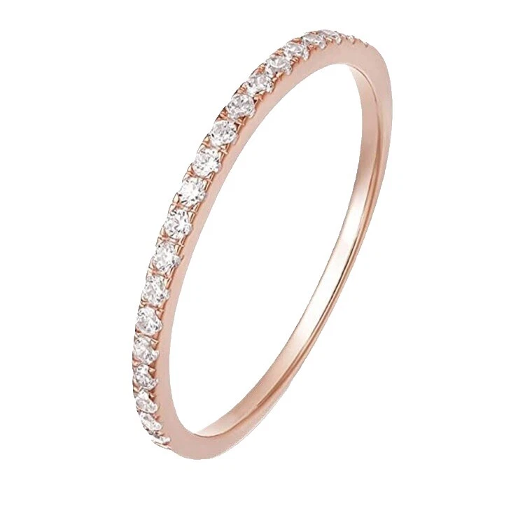 Rose Gold Plated 6 Ring Fashion Rings