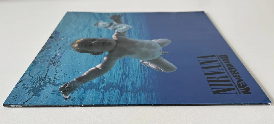 NIRVANA NEVERMIND ORIGINAL 1991 1ST EU PRESSING UPSIDE DOWN MONKEY EMBOSSED CLEF - Image 3 of 4