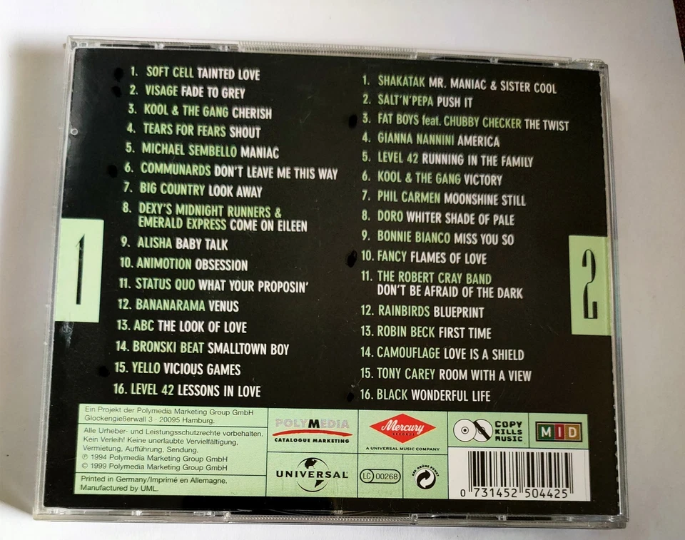 The very Best of the 80´s Doppel - CD, 1999, WIE NEU! - Bild 2 von 4