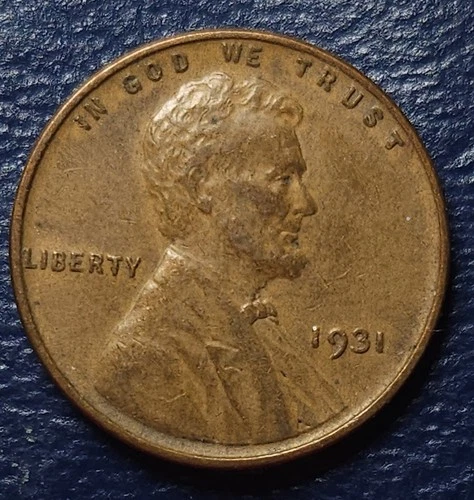 1931 P 1c Lincoln wheat cent penny -Semi-Key Date