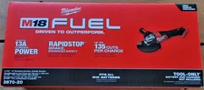 Milwaukee M18 FUEL 18V Brushless 4-1/2"/6" Braking Grinder 3670-20 Bare Tool NEW