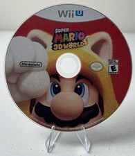 Super Mario 3D World (Nintendo Wii U, 2013) Disc Only Minor Scratches Tested