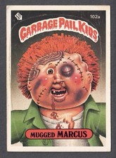 1986 Garbage Pail Kids - Mugged Marcus #102a