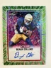 BEAUX COLLINS 2025 Leaf Vivid Football Green Lazer AUTO #/8